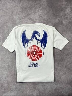 [288] DIESEL T-SHIRT MIT "SENSORY ECLIPSE"-PRINT S SIZE